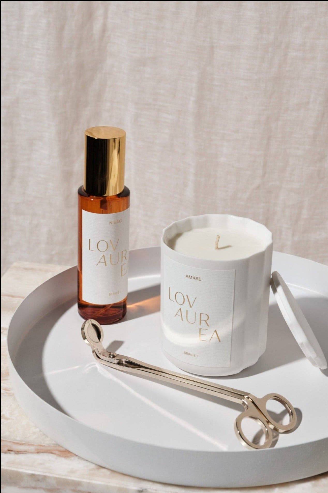 LOVAUREA Candle & Room Mist Bundle